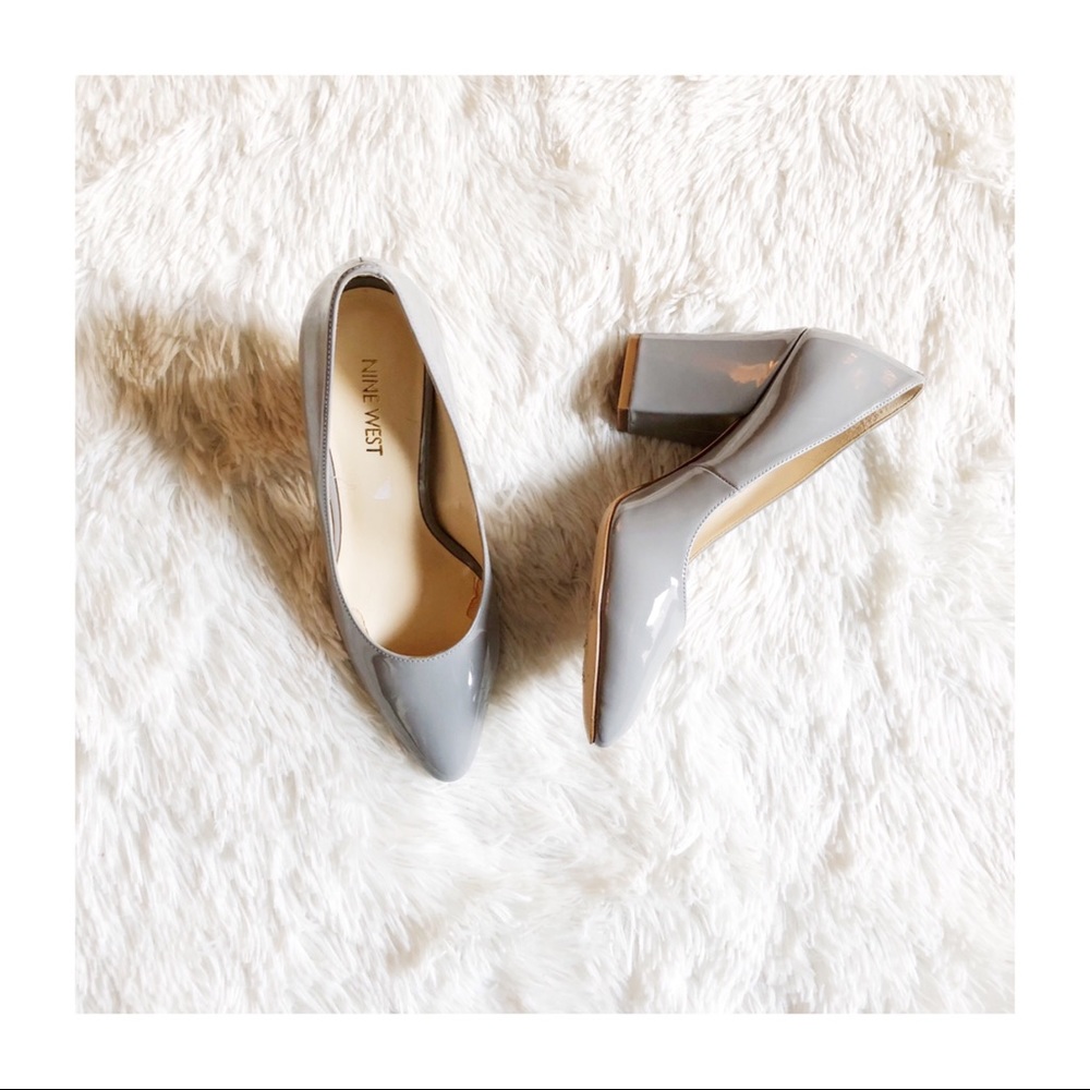 Nine West Scheila Pointed Toe Heel Gray SZ05